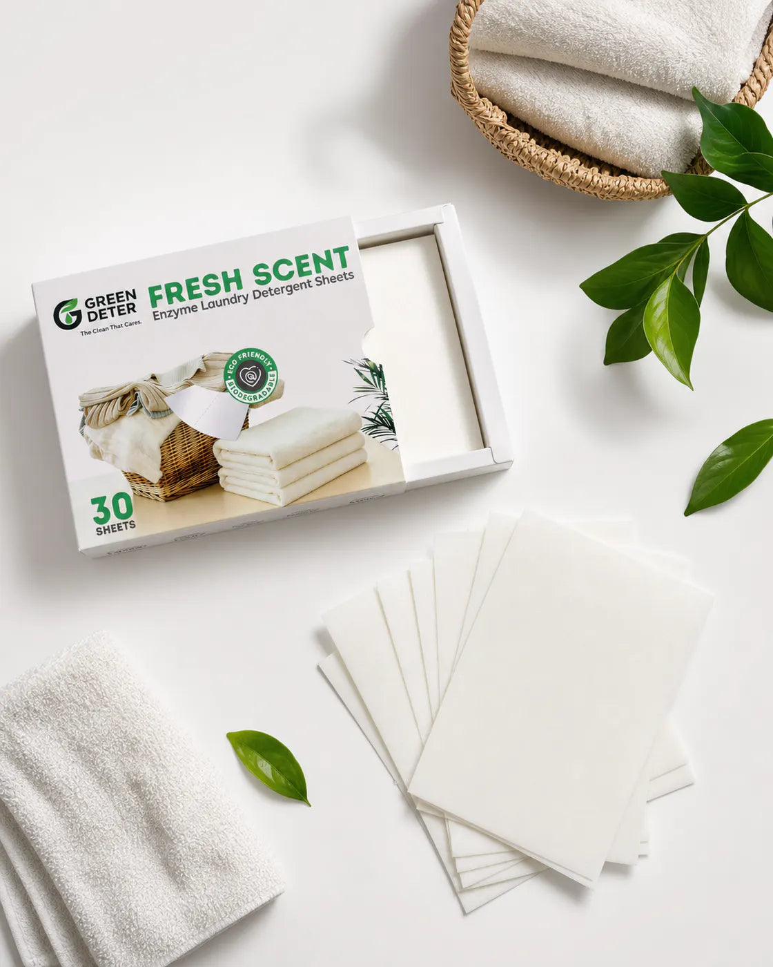 Boîte de feuilles de lessive GREEN DETER